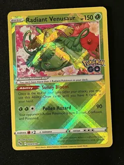Radiant Venusaur 004/078 - Pokemon Go Pokemon Card - Image 1