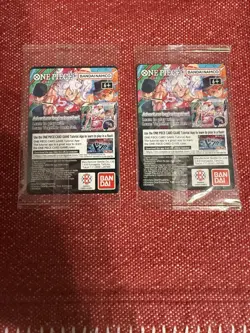 Bandai One Piece CCG US Voyage Monkey D. Luffy Promo Holo Cards (2) 2026 - Image 2