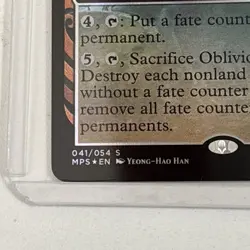 Magic the Gathering Kaladesh Inventions Oblivion Stone Foil Card 2017 - Image 2