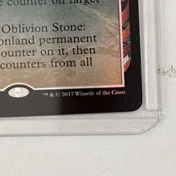 Magic the Gathering Kaladesh Inventions Oblivion Stone Foil Card 2017 - Image 3