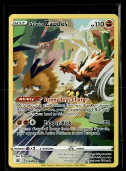 Pokemon TCG SWSH: Sword & Shield Promo Cards #SWSH283 Galarian Zapdos - Image 1