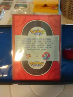 Pokemon Pokedex Vaporeon Card (Peruvian) - Image 2