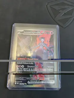 Pokemon TCG Destined Rivals Team Rockets Mewtwo EX Card 231/182 VERY CLEAN!!!! - Image 1