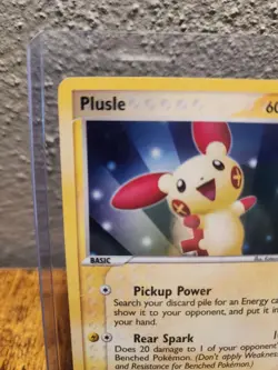 Plusle 6/12 & Minun 6/12 Holo Pokemon Card Near Mint - Image 3