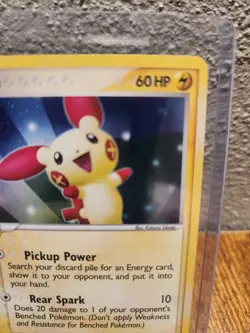 Plusle 6/12 & Minun 6/12 Holo Pokemon Card Near Mint - Image 4