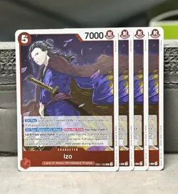 One Piece Card Game Izo EB01-002 Rare Foil English Edition - Image 1