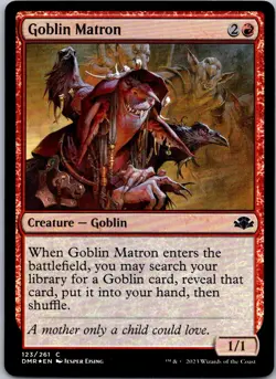 MTG Foil-Goblin Matron-Dominaria Remastered #123 - Image 1