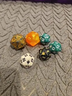 Magic the Gathering Spindown Dice Lot of 6 MTG - Image 1