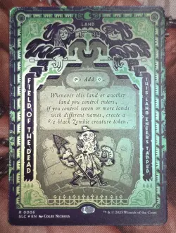 1x FOIL Field Of The Dead MTG Encyclopedia Of Magic Secret Lair NM - Image 1