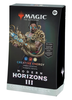 Modern Horizons 3 MTG COMMANDER DECK CREATIVE ENERGY MAGIC THE GATHERING - Image 1