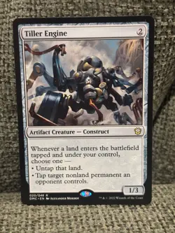 Tiller Engine Commander: Dominaria United NM MTG - Image 1