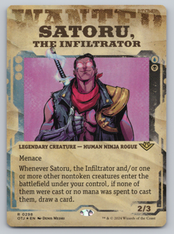 Satoru, The Infiltrator Showcase FOIL - Outlaws of Thunder Junction - MTG - Image 1