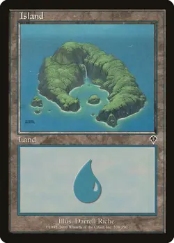 Island (338) – Invasion INV – MTG Magic the Gathering - Image 1