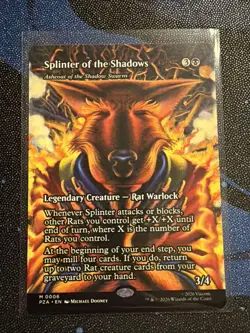 Splinter of the Shadows - Ashcoat of the Shadow Swarm (Borderless Regular - Image 1