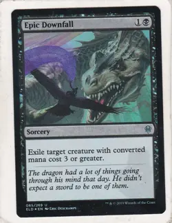 Magic: MTG: Throne of Eldraine: Foil: Epic Downfall - Image 1