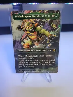 Michelangelo, Weirdness to 11 (Borderless) Teenage Mutant Ninja Turtles Regular - Image 1