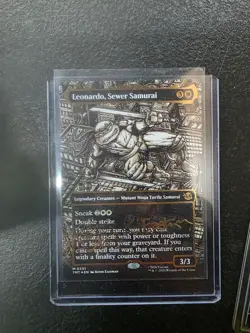 Leonardo, Sewer Samurai Borderless Gold-stamped Signature - Image 1