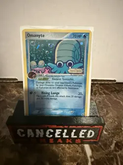 Pokemon Omanyte Legend Maker Stamped 60/92 Card Holo 2006 - Image 1