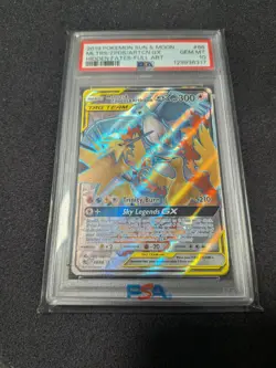 2019 POKEMON SUN & MOON HIDDEN FATES FA/MOLTRES & ZAPDOS & ARTICUNO GX PSA 10 - Image 1