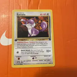 Pokemon TCG Rattata 66/132 1st Edition Team Rocket Common WOTC vintage - Image 3
