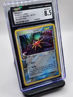 Starmie Delta - Pokemon EX Delta Species Reverse Holo 30/113, NM/Mint+ (CGC 8.5) - Image 1