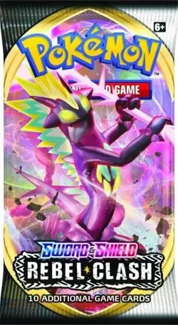 Rebel Clash Booster Pack Random Art New Sealed Pokemon TCG - Image 1