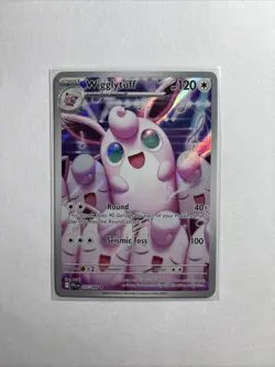 Pokemon 2025 Phantasmal Flames Wigglytuff 105/094 Illustration Rare Near Mint - Image 1