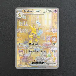 Pokemon TCG Alakazam ex Scarlet & Violet 151 201/165 SIR - NM - Image 1