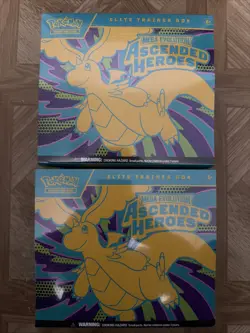 Lot of 2 Pokemon Ascended Heroes Elite Trainer Box ETB New/Sealed - Image 1