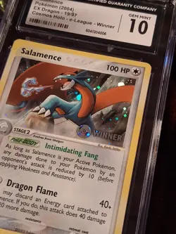 ✨2004 Pokemon Salamence EX e-League Winner CGC / PSA 10✨ - Image 1