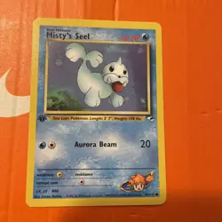 Pokemon TCG Misty's Seel 88/132 1st Edition Gym Heroes common WOTC vintage - Image 3