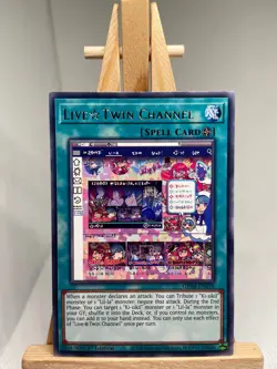 Live Twin Channel - Rare 1st Edition GEIM-EN019 - NM - YuGiOh - Image 1