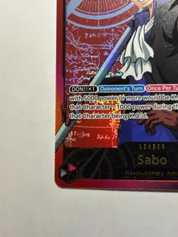 Sabo OP05-001 SPR Anime 25th Collection ONE PIECE Card EB02 2025 *DAMAGED* - Image 5