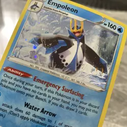 Pokemon Empoleon 037/172 Cosmo Holo Rare Brilliant Stars Card TCG NM - Image 3