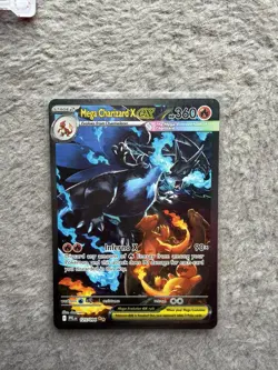Mega Charizard X EX Rare Foil 360 HP Pokemon TCG Card 125/094 PFL Set - Image 1