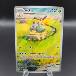 Grotle Illustration Rare 164/162 Pokemon Card - SV05: Temporal Forces - NM - Image 1