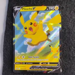 Pokemon Cards Pikachu V SWSH143 SWSH Celebrations Black Star Promo NM - Image 1