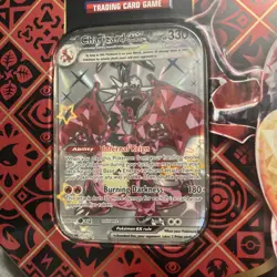 Charizard Paldean fates large tin Pokemon Card TCG Sealed - Image 2