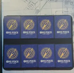 Bandai One Piece Card Game Holo Lot—8 Cards: Sanji, Luffy, Marco, Rayleigh - Image 2