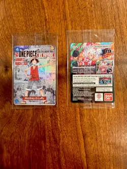 SEALED, MINT One Piece Monkey D. Luffy US Voyage College Basketball Promo Card - Image 3