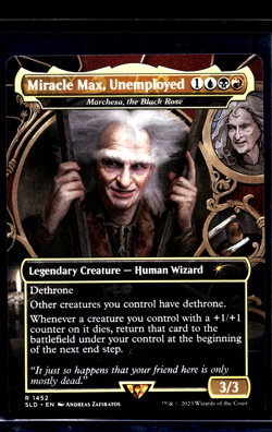 MTG Magic The Gathering SLD Secret Lair Borderless #1452 Miracle Max Unemployed - Image 1