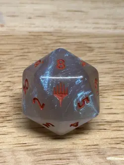 1x Oversized Spindown D20 Dice - MTG Avatar: The Last Airbender - Image 1