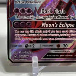2018 Pokemon TCG SM Ultra Prism Dawn Wings Necrozma GX 143/156 NM One Owner - Image 5
