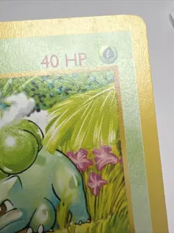 LP Bulbasaur 44/102 Regular/Non-Holo Base Set Shadowless AUTHENTIC Pokemon Card - Image 5