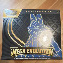 Pokemon Elite Trainer Box Mega Evolution Lucario English TCG Sealed - Image 2
