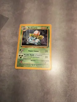 Carte Pokemon Herbizarre 30/102 Edition 1 - Set de Base - FR MP/HP - Image 1