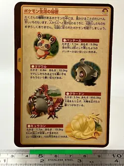 Spinda Duskull - Pokemon Sticker Seal Pokemon Sealdass Game TCG Japanese #202 - Image 3