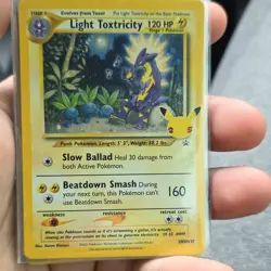 Pokemon TCG Light Toxtricity 25th Anniversary Holo Promo Stage 1 120 HP SWSH137 - Image 1