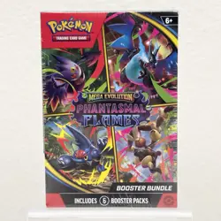 Pokemon TCG Mega Evolution Phantasmal Flames Booster Bundle NEW SEALED - Image 1