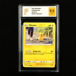 TQG 9.5 MINT+ 2022 Pokemon ENG Pikachu 027/078 C - Image 1